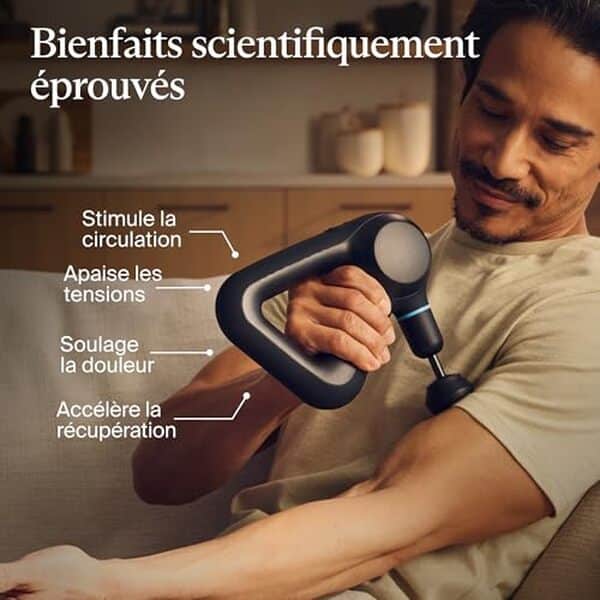 Découvrez notre test complet du Theragun Prime : performances, fonctionnalités et avis sur ce pistolet de massage professionnel de 5e génération pour vos besoins de récupération.