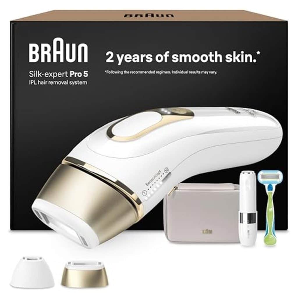 Test : braun silk·expert pro 5 PL5156, épilateur lumière pulsée multi-zones
