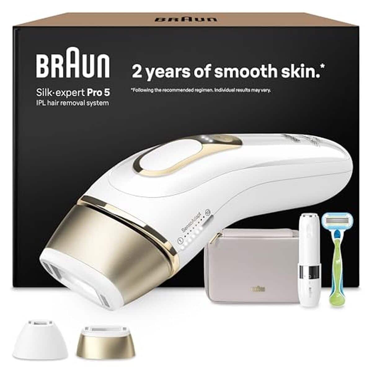 Test : braun silk·expert pro 5 PL5156, épilateur lumière pulsée multi-zones