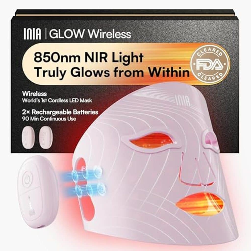Test Du Masque Facial LED Sans Fil INIA Glow : ergonomique Et Performant