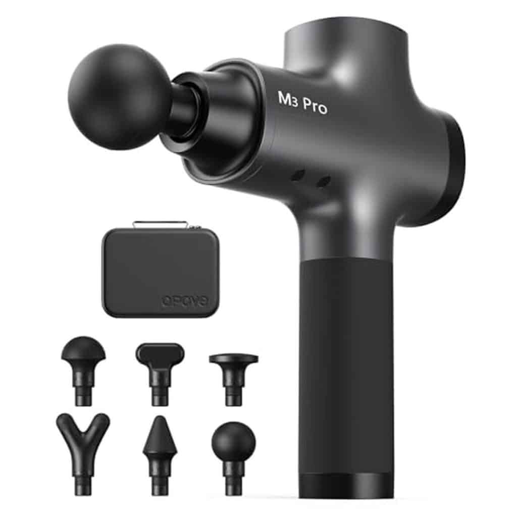 Test du pistolet de massage électrique Opove M3 Pro 2 2500 RPM : soulagement musculaire assuré