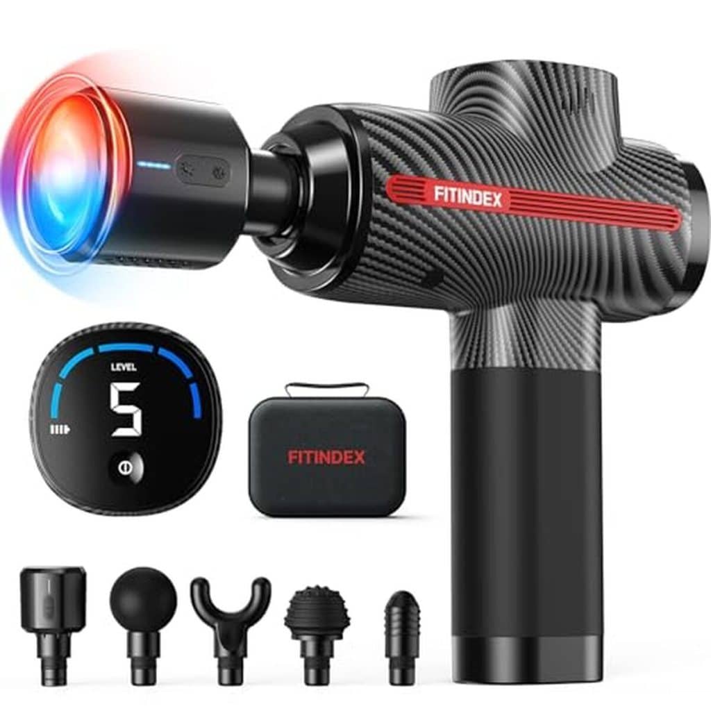 Test du pistolet de massage FITINDEX ultra silencieux