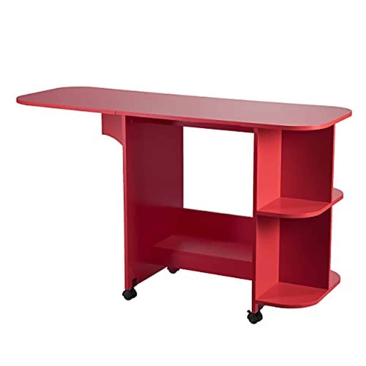 Test : table de couture extensible rouge de Southern Enterprises