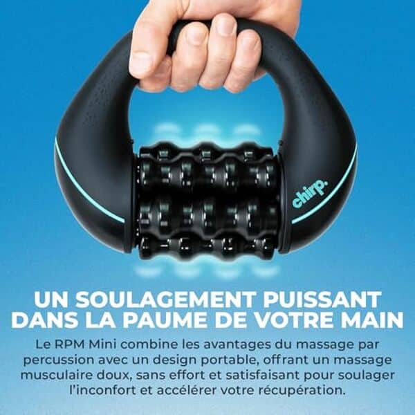 Découvrez notre test complet du Chirp RPM Mini, un masseur à percussion roulante performant avec 3 vitesses pour soulager vos muscles. Efficacité, prix et avis détaillé.