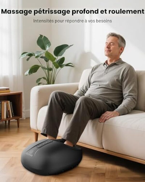 Découvrez notre test détaillé du masseur de pieds Shiatsu chauffant Comfier : fonctionnalités, avantages et avis pour choisir le meilleur appareil de relaxation.