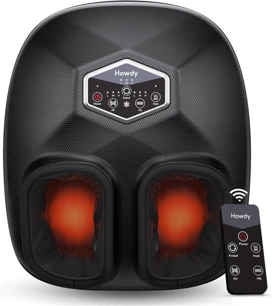 Test du masseur de pieds Howdy Shiatsu : chaleur et confort