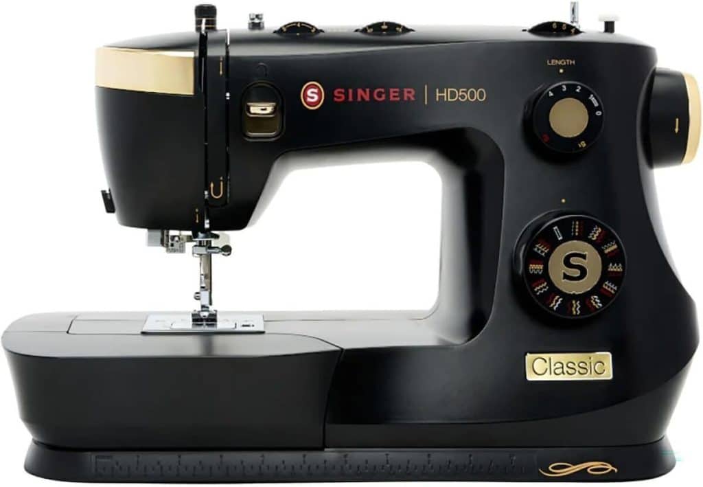 Test machine à coudre singer heavy duty 500 : performance robuste et polyvalente