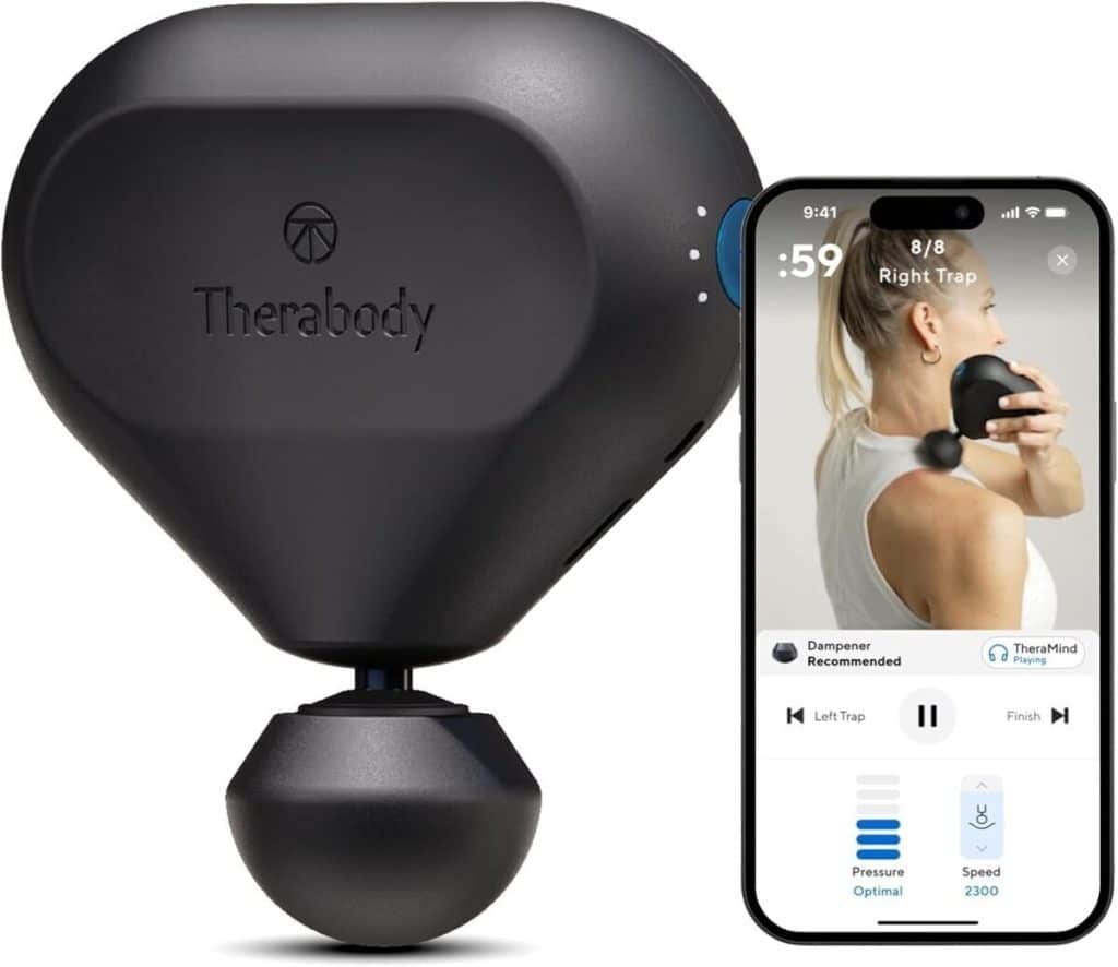 Test Theragun Mini 2.0 : pistolet de massage portable pour soulager les douleurs musculaires