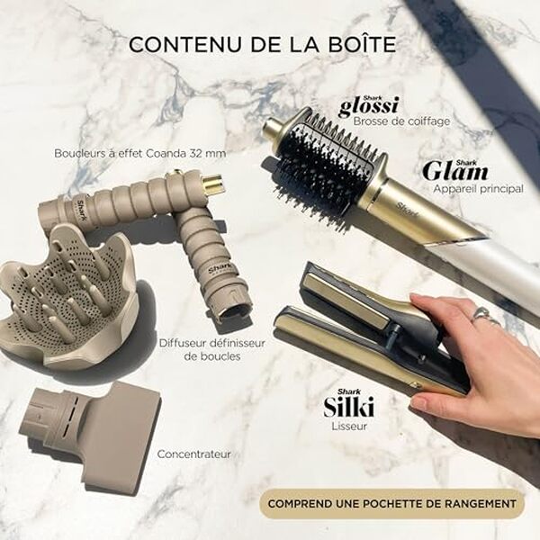 Découvrez notre test détaillé du Shark Glam Multistyler : séchage ultrarapide, coiffage innovant sans chaleur et résultats professionnels garantis. 