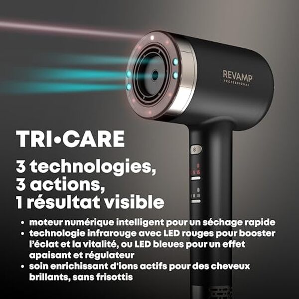 Découvrez notre test complet du sèche-cheveux Revamp Tri-Care : séchage ultra-rapide, technologie professionnelle et résultats probants pour vos cheveux. 