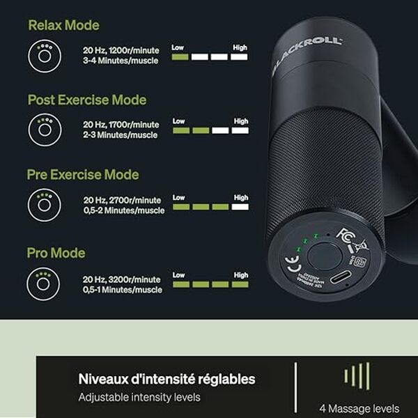 Découvrez notre test détaillé du pistolet de massage BLACKROLL fascia gun : puissance, polyvalence et performance pour vos besoins de récupération musculaire. 