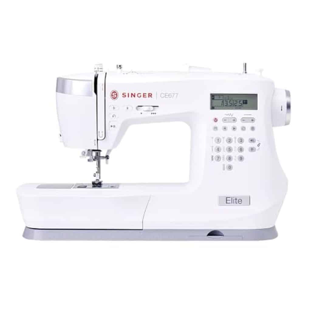 Test de la machine à coudre Singer Elite CE677 : 200 programmes de points