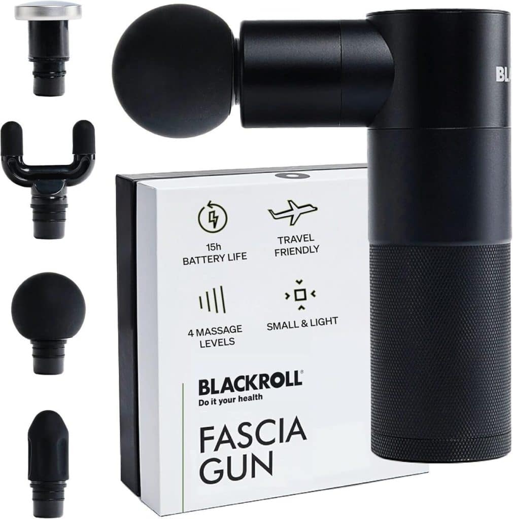 Test du pistolet de massage BLACKROLL fascia gun : puissance et polyvalence
