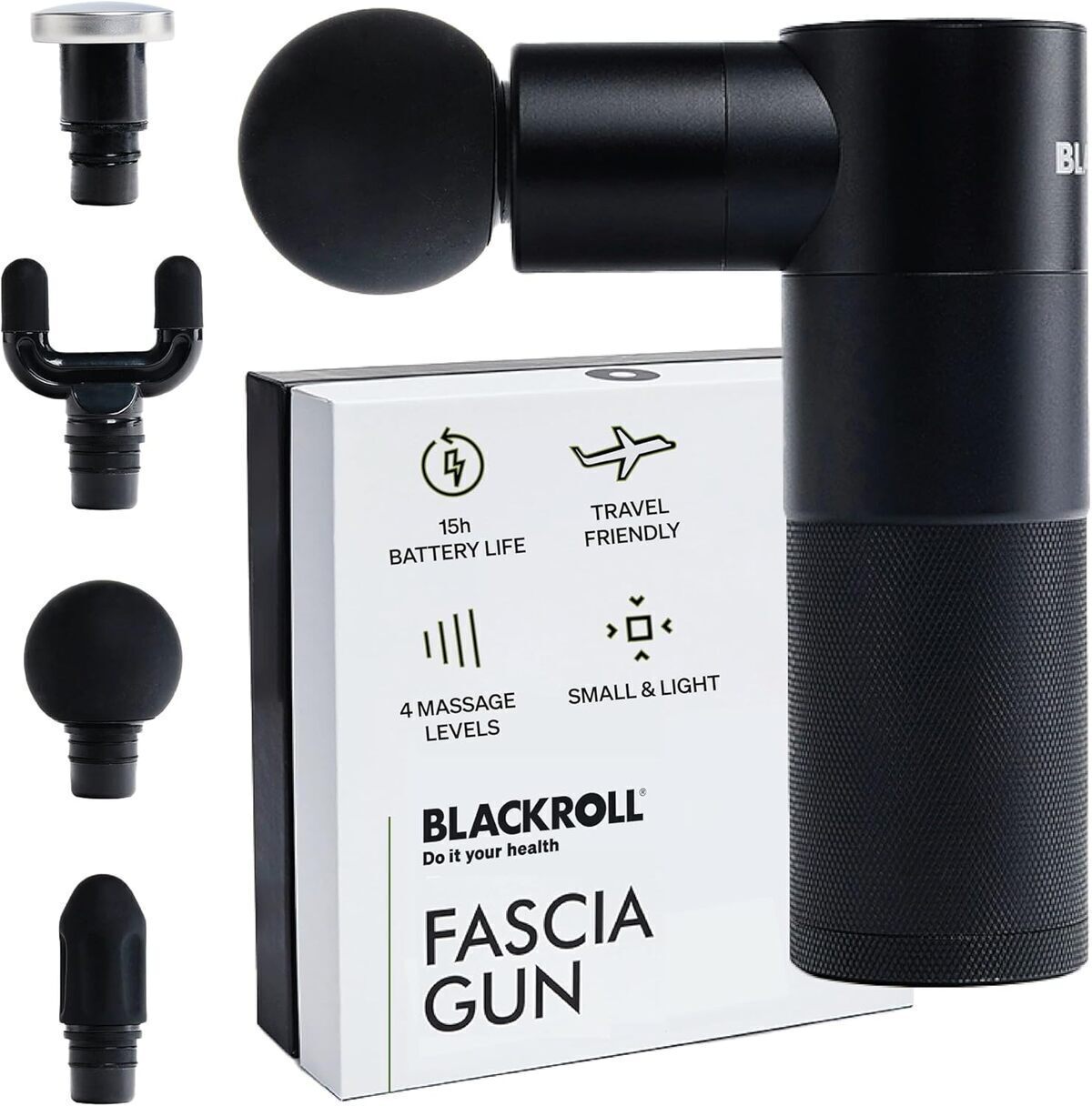 Test du pistolet de massage BLACKROLL fascia gun : puissance et polyvalence
