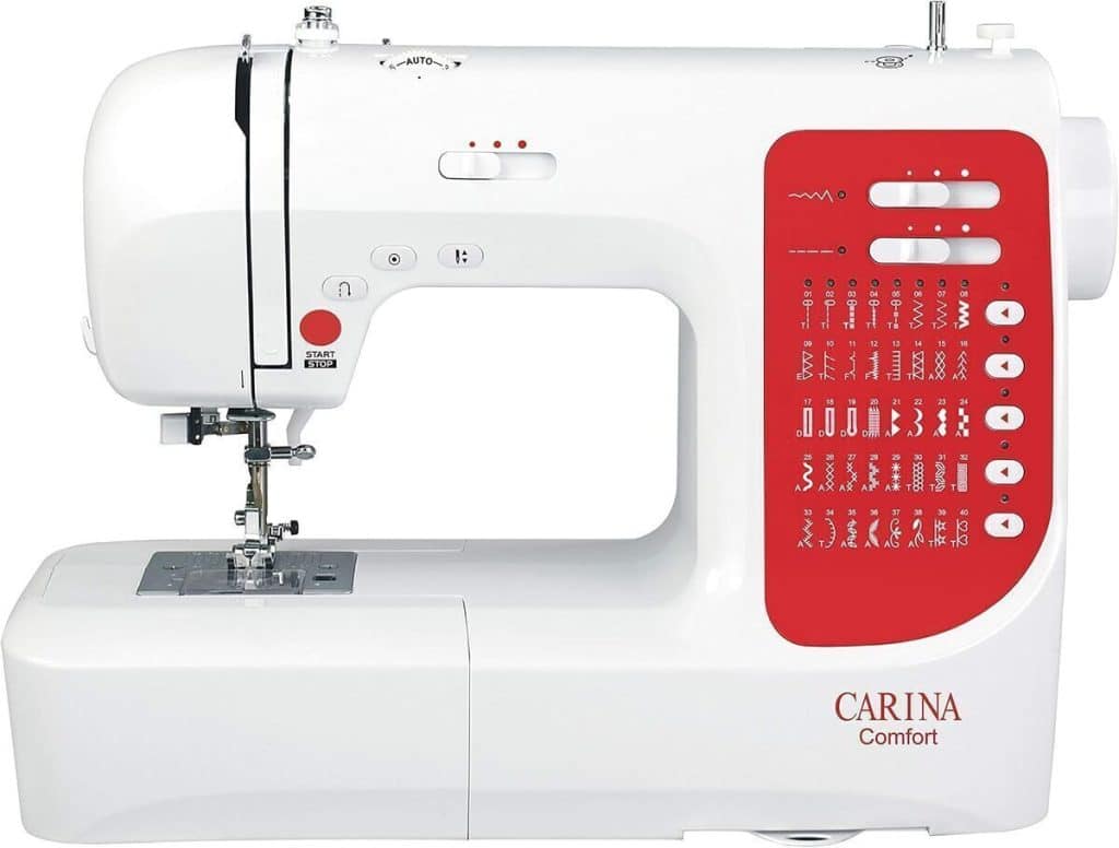 Test : machine à coudre Carina Comfort multifonctions 40 points