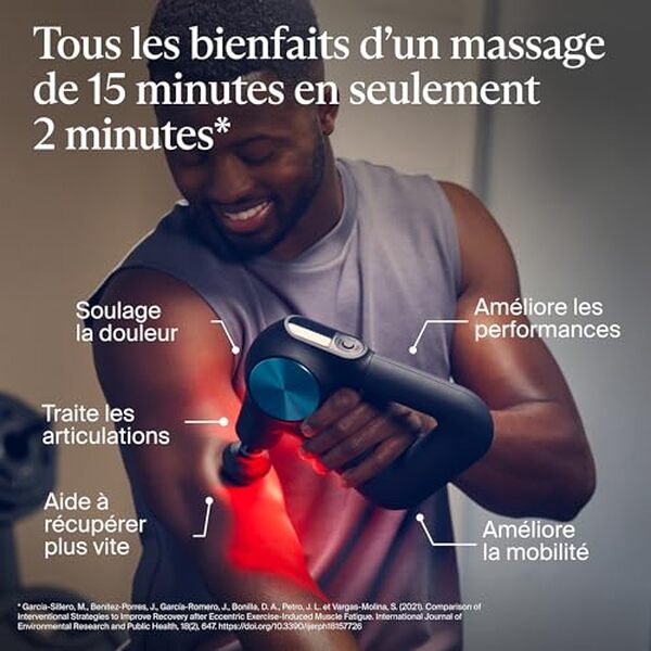 Découvrez notre test complet du pistolet de massage Theragun Pro noir. Efficacité, silence et performance : l'appareil idéal pour soulager vos tensions musculaires. 