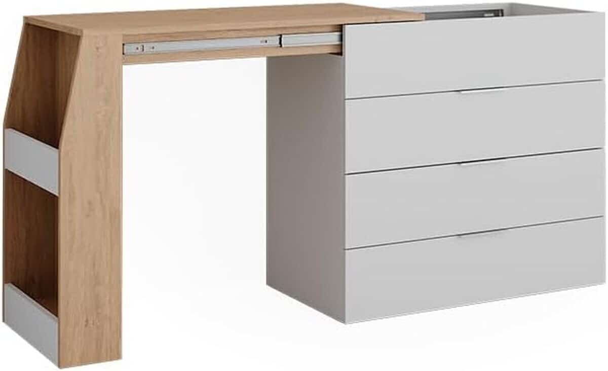Test de la table de bricolage Vicco Iva blanche : pratique et dépliable