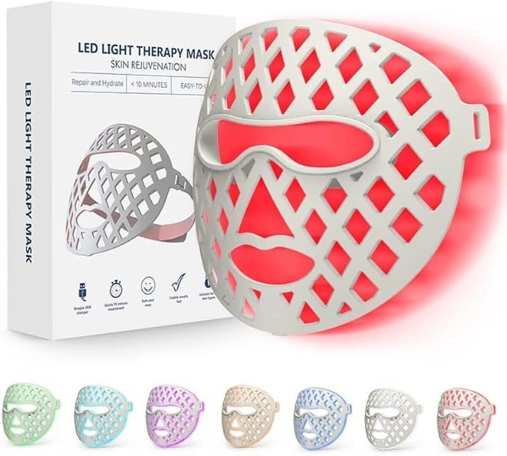 Test du masque LED visage et cou Kimtar : luminothérapie à domicile efficace