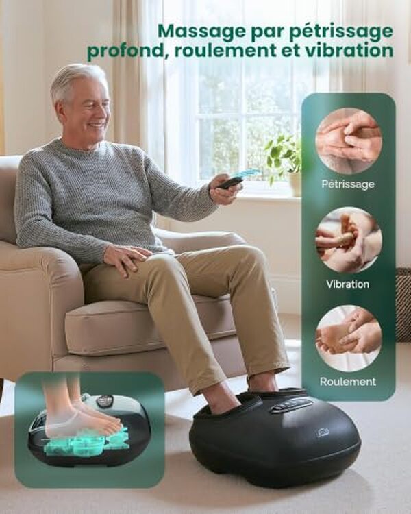 Découvrez notre test complet du Snailax shiatsu, l'appareil de massage des pieds qui combine performance et confort pour soulager vos douleurs efficacement.