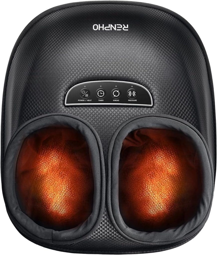 Test du masseur de pieds RENPHO : détente complète avec fonction chauffante