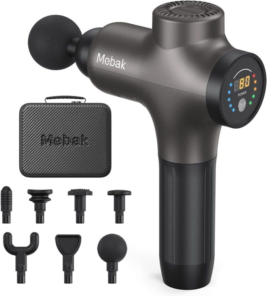 Test du pistolet de massage Mebak 3 : performance et silence garantis