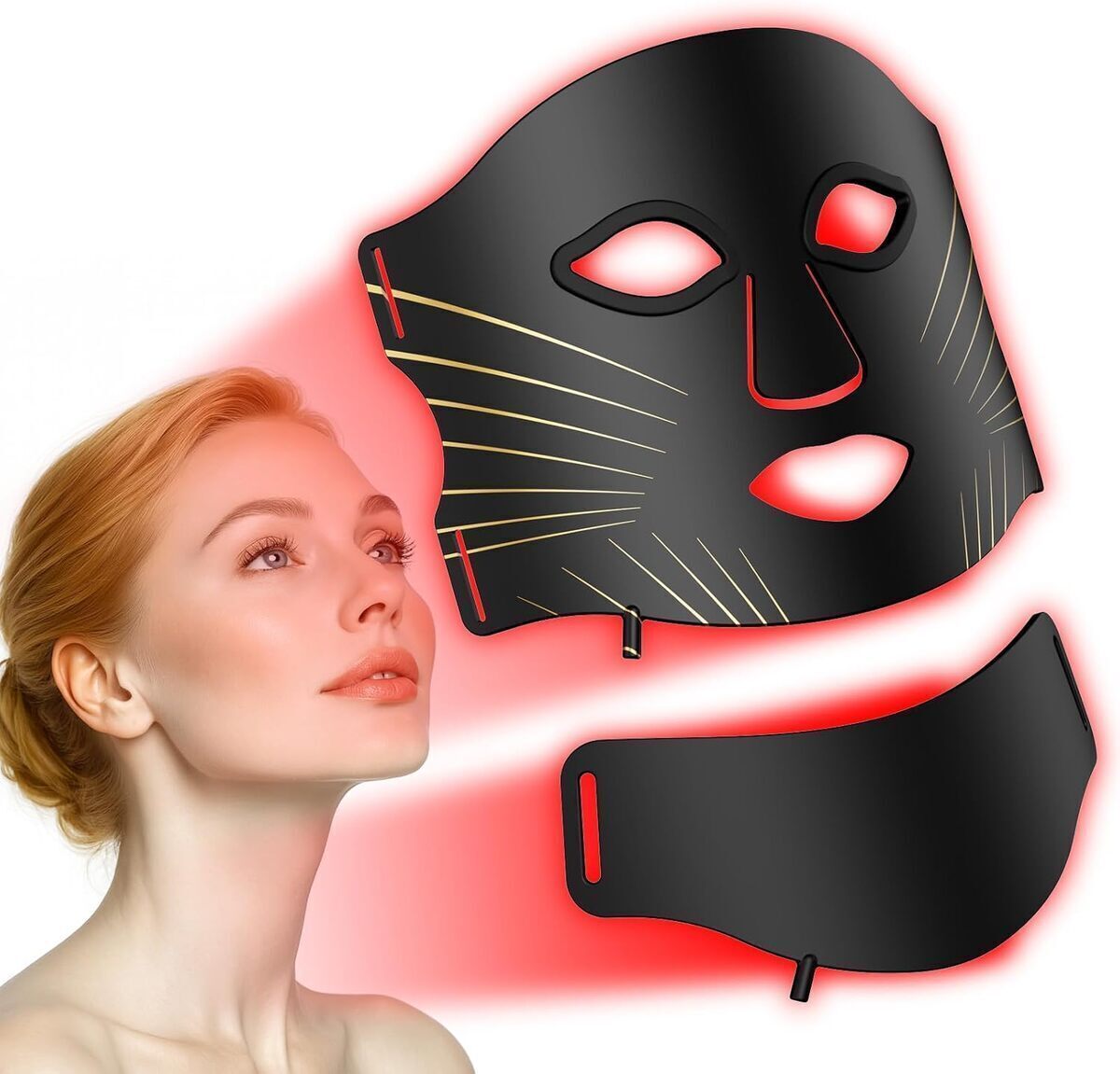 Test : masque LED visage Ntyikul, 7 couleurs anti-âge