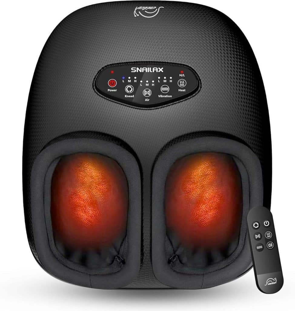 Test : snailax shiatsu, appareil de massage des pieds performant